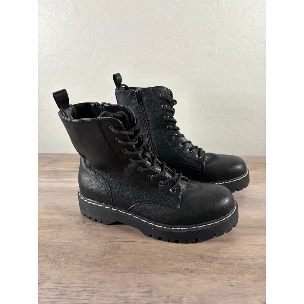 Unionbay Hayden Black Men's Lace up Boots Size 9.5 NWOB